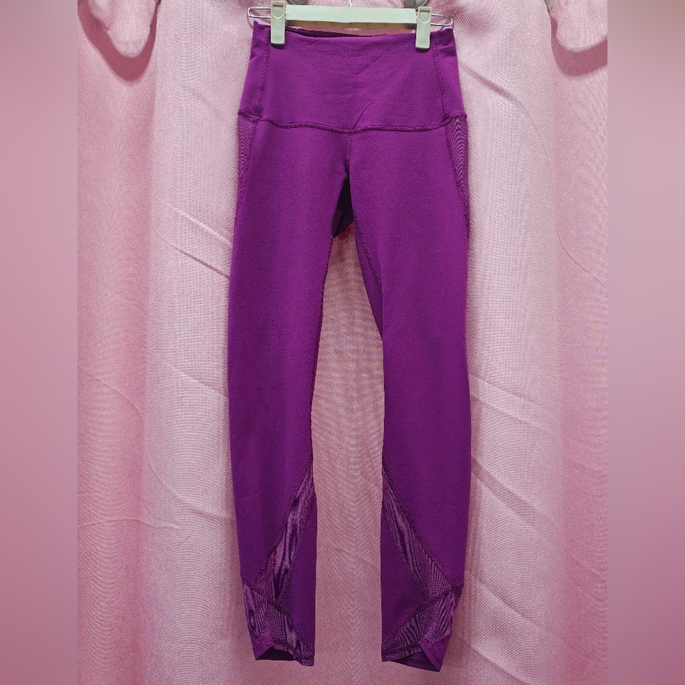 Lululemon Purple Active Leggings Sz 4